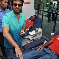 Ram Charan Teja - Ram Charan at KFC Employees Blood Donation Event Stills | Picture 1133124