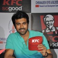 Ram Charan Teja - Ram Charan at KFC Employees Blood Donation Event Stills | Picture 1133176