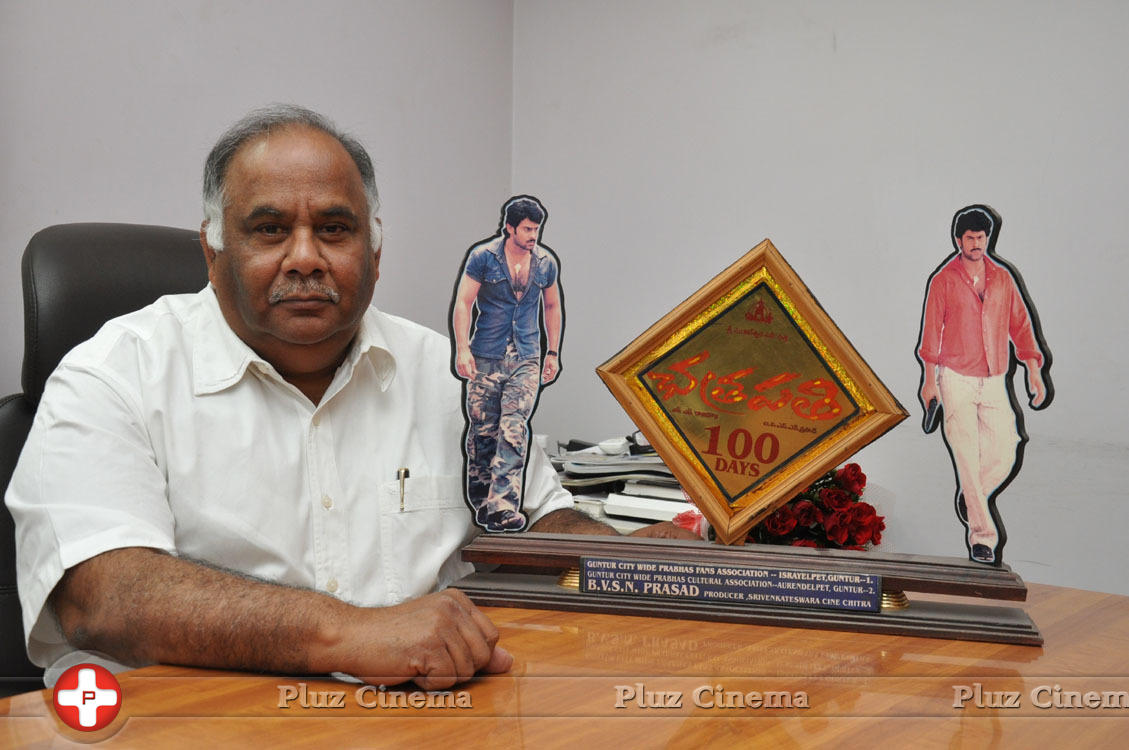 B. V. S. N. Prasad (Producer) - BVSN Prasad at Chatrapathi Movie 10 Years Completion Press Meet Stills | Picture 1127525