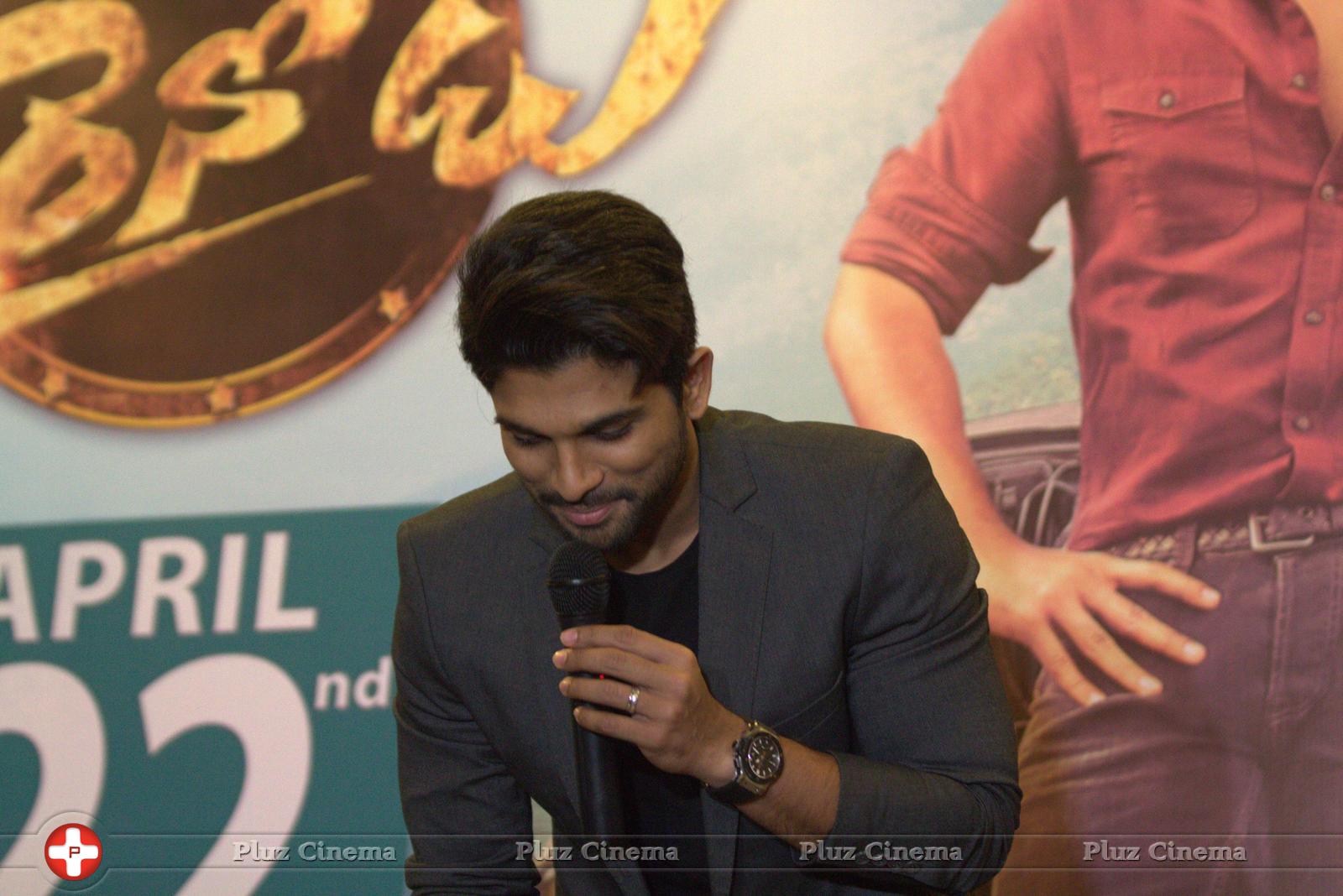 Allu Arjun at Sarrainodu Bangalore Press Meet Photos | Picture 1298437