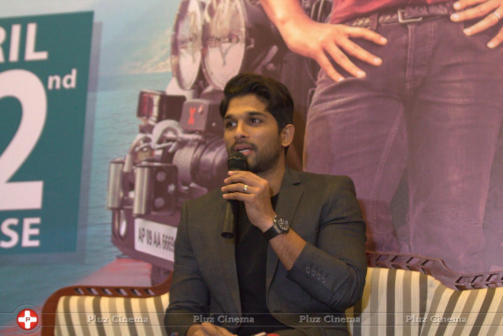 Allu Arjun at Sarrainodu Bangalore Press Meet Photos | Picture 1298438