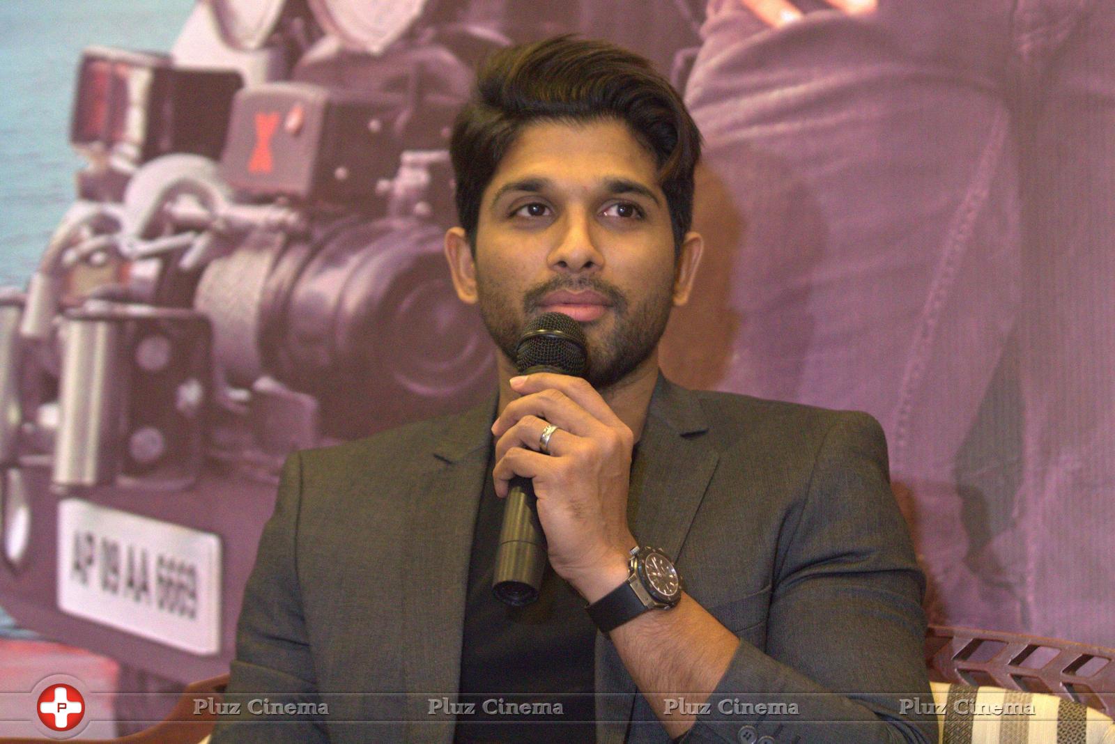 Allu Arjun at Sarrainodu Bangalore Press Meet Photos | Picture 1298442