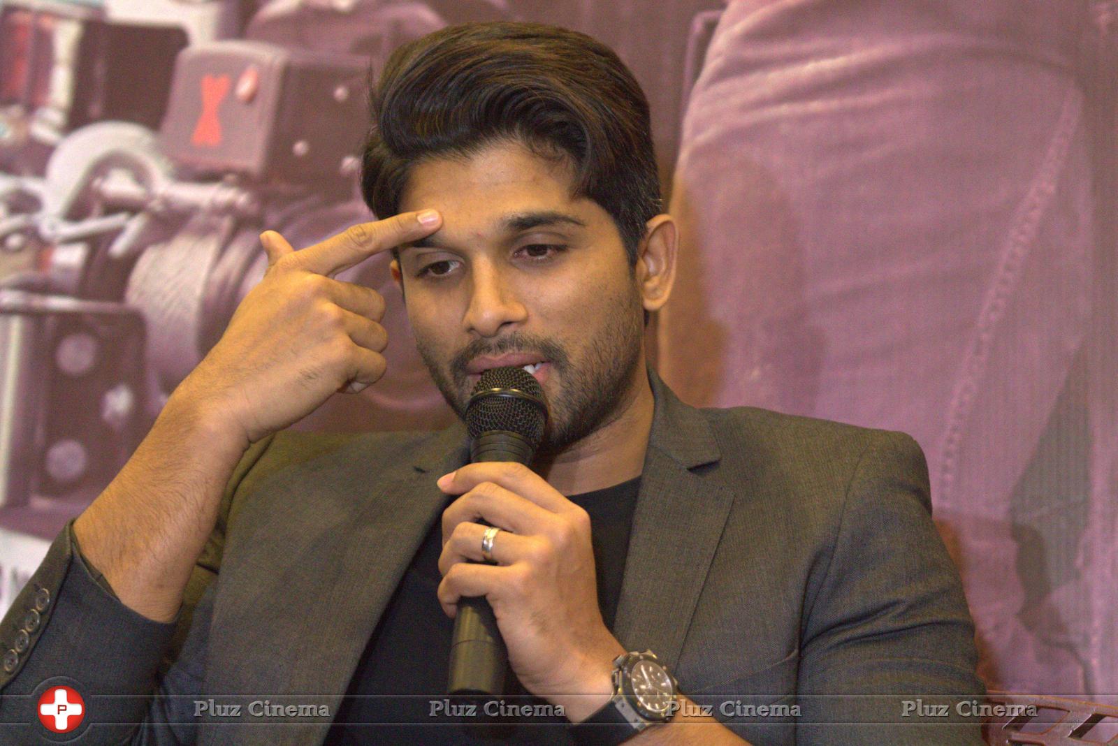 Allu Arjun at Sarrainodu Bangalore Press Meet Photos | Picture 1298451