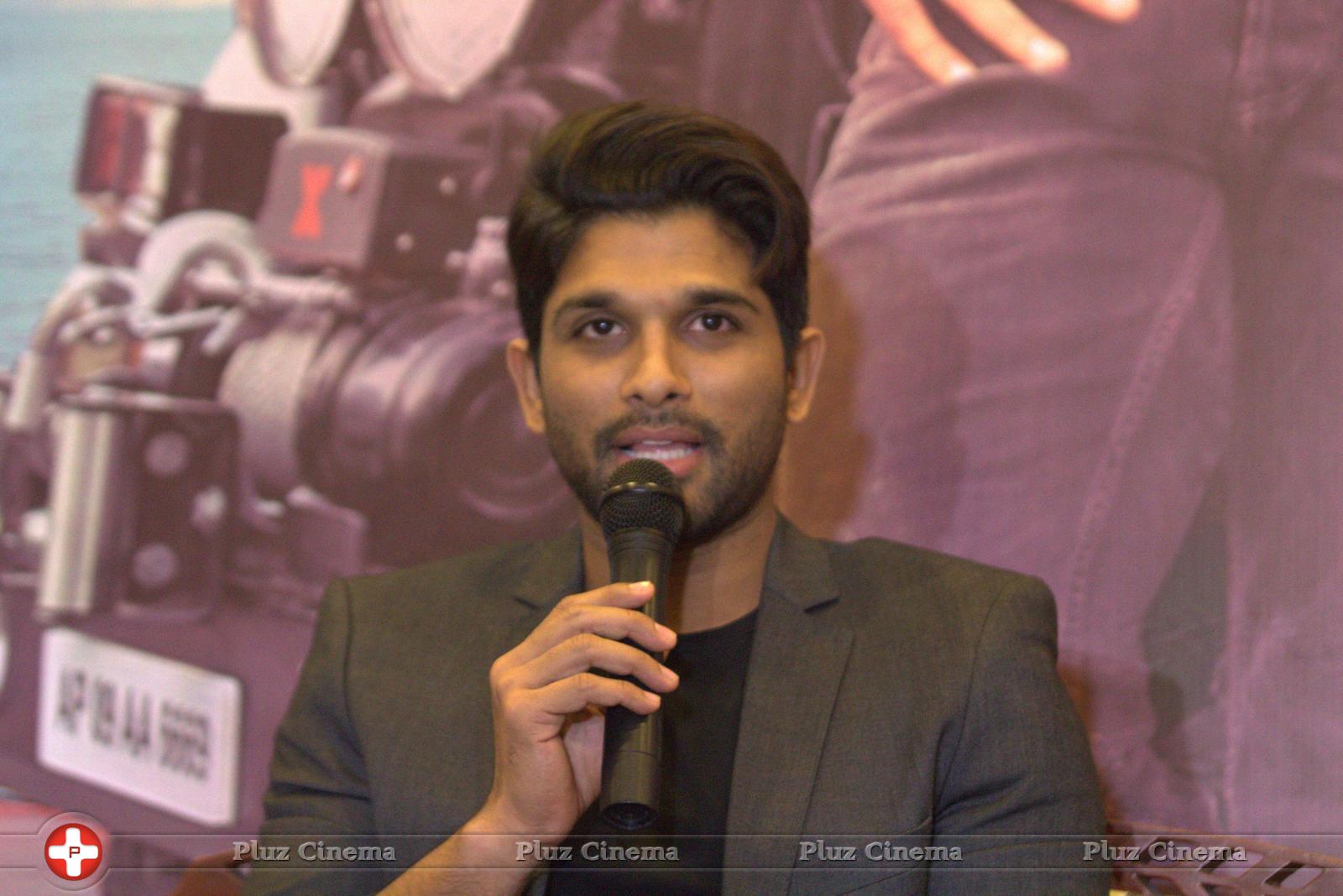 Allu Arjun at Sarrainodu Bangalore Press Meet Photos | Picture 1298454