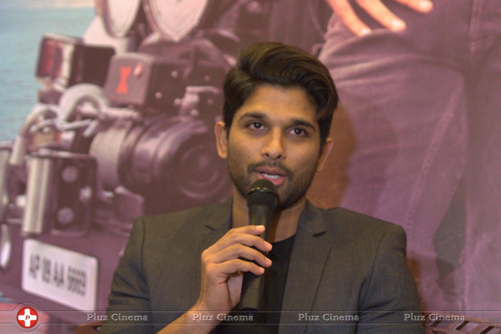 Allu Arjun at Sarrainodu Bangalore Press Meet Photos | Picture 1298455