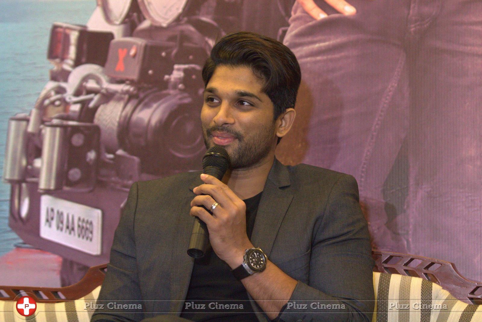 Allu Arjun at Sarrainodu Bangalore Press Meet Photos | Picture 1298472