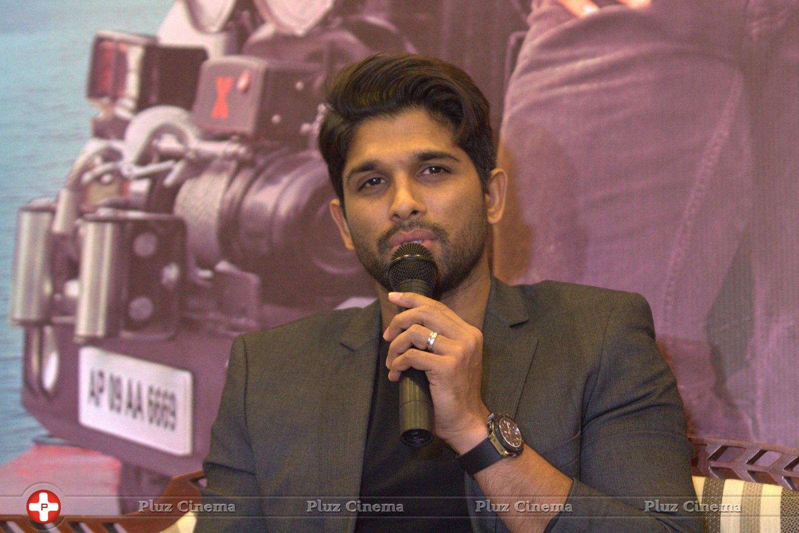 Allu Arjun at Sarrainodu Bangalore Press Meet Photos | Picture 1298479