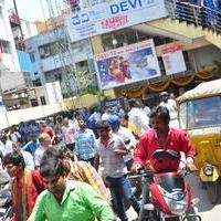Raja Cheyi Vesthe Theater Coverage Photos | Picture 1303333