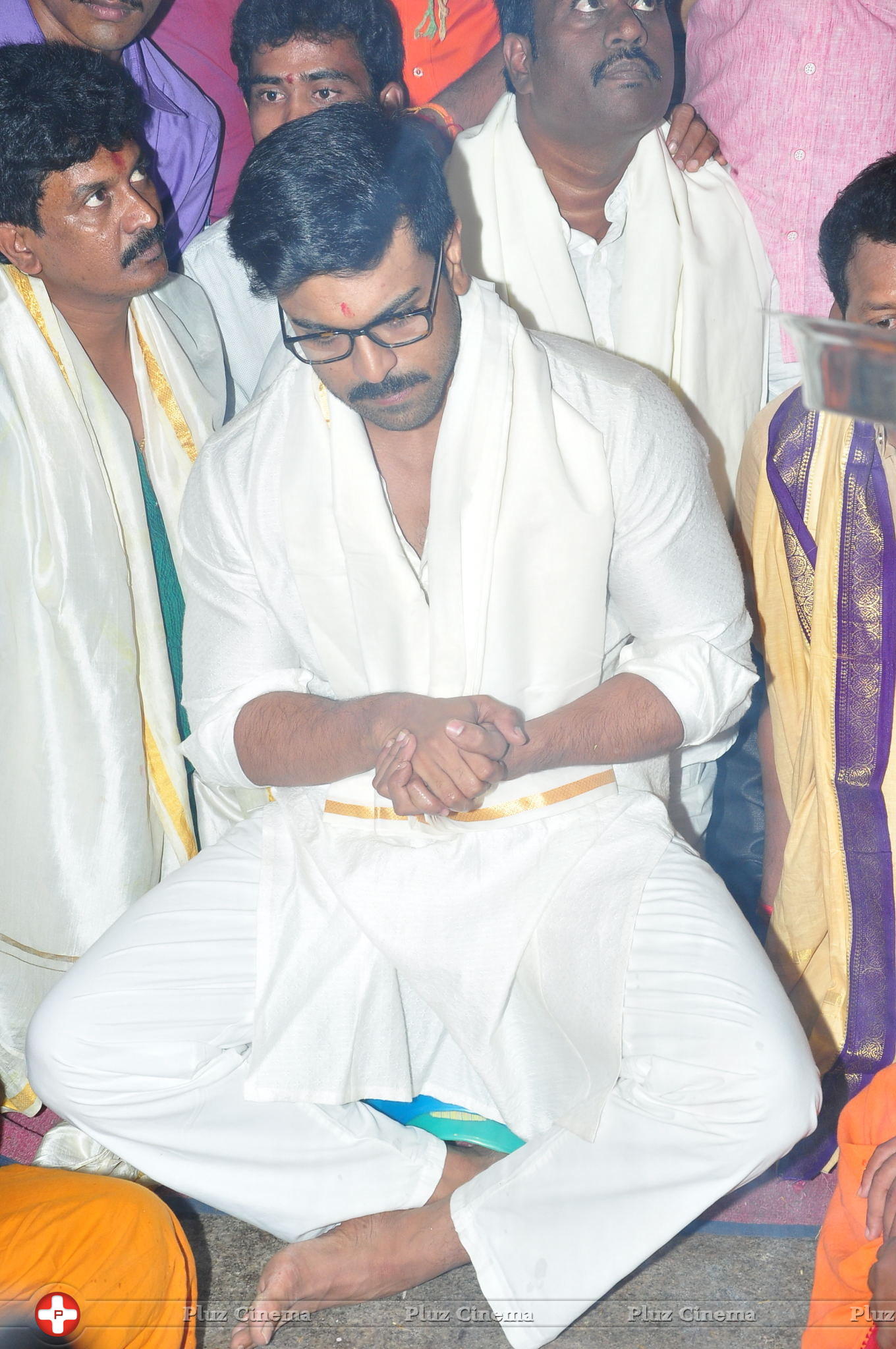 Chiranjeevi Birthday Celebrations at Film Nagar Temple | Picture 1395387