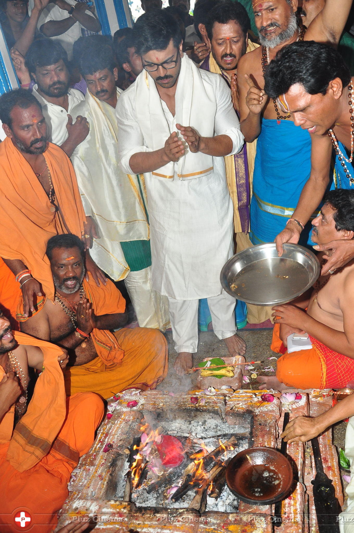 Chiranjeevi Birthday Celebrations at Film Nagar Temple | Picture 1395413