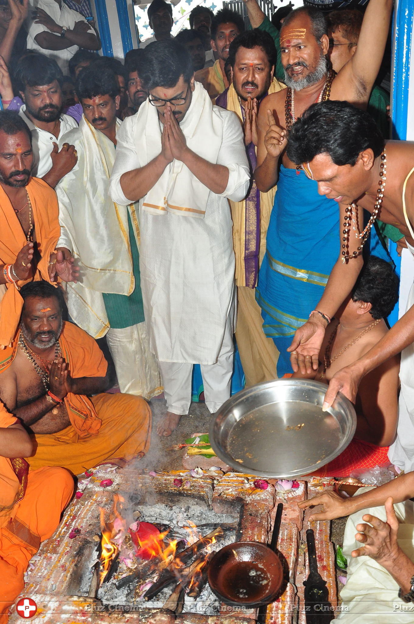 Chiranjeevi Birthday Celebrations at Film Nagar Temple | Picture 1395415