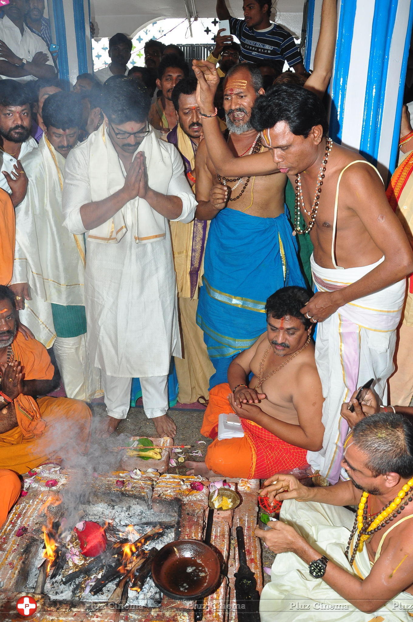 Chiranjeevi Birthday Celebrations at Film Nagar Temple | Picture 1395419