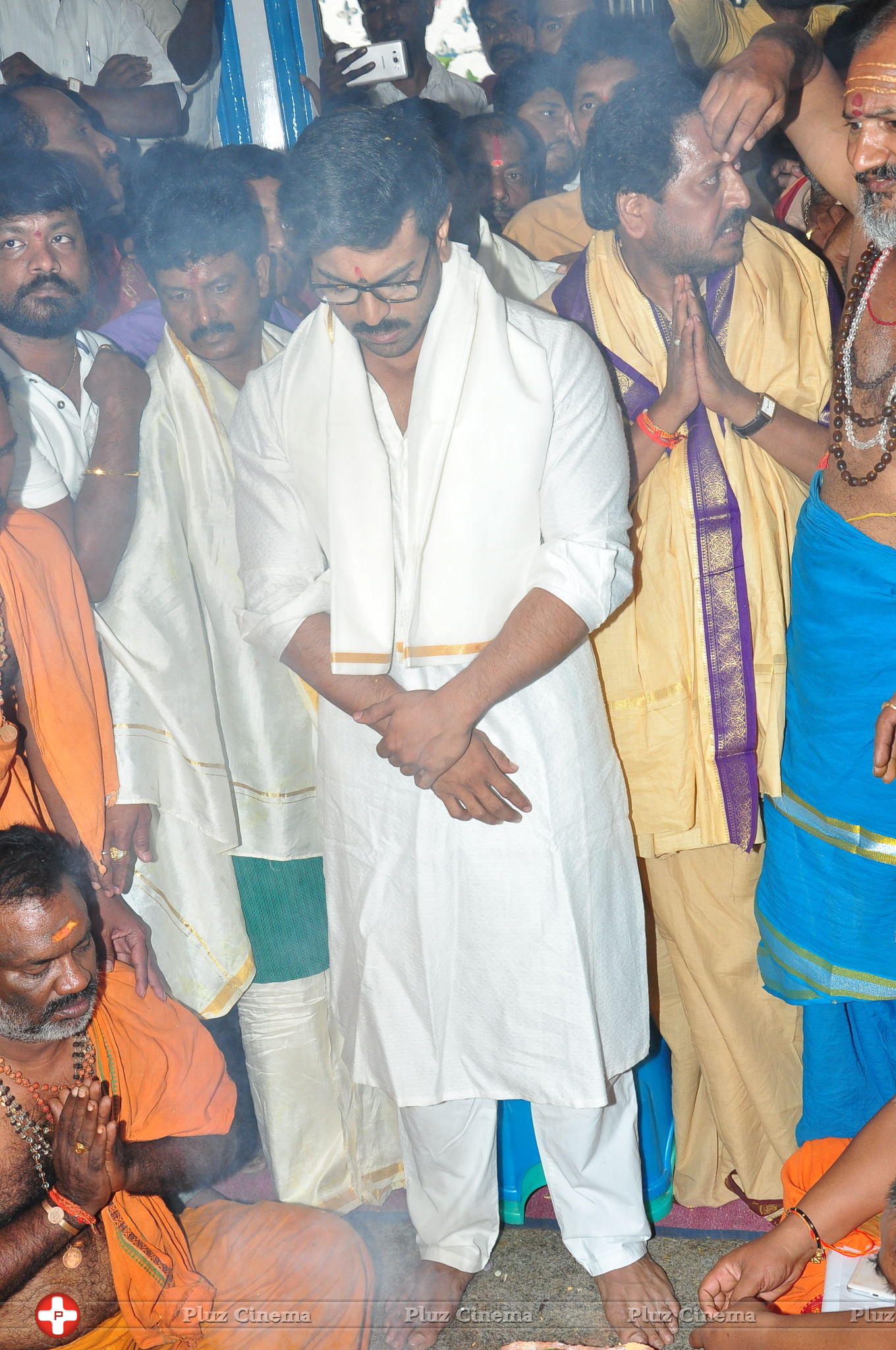 Chiranjeevi Birthday Celebrations at Film Nagar Temple | Picture 1395426