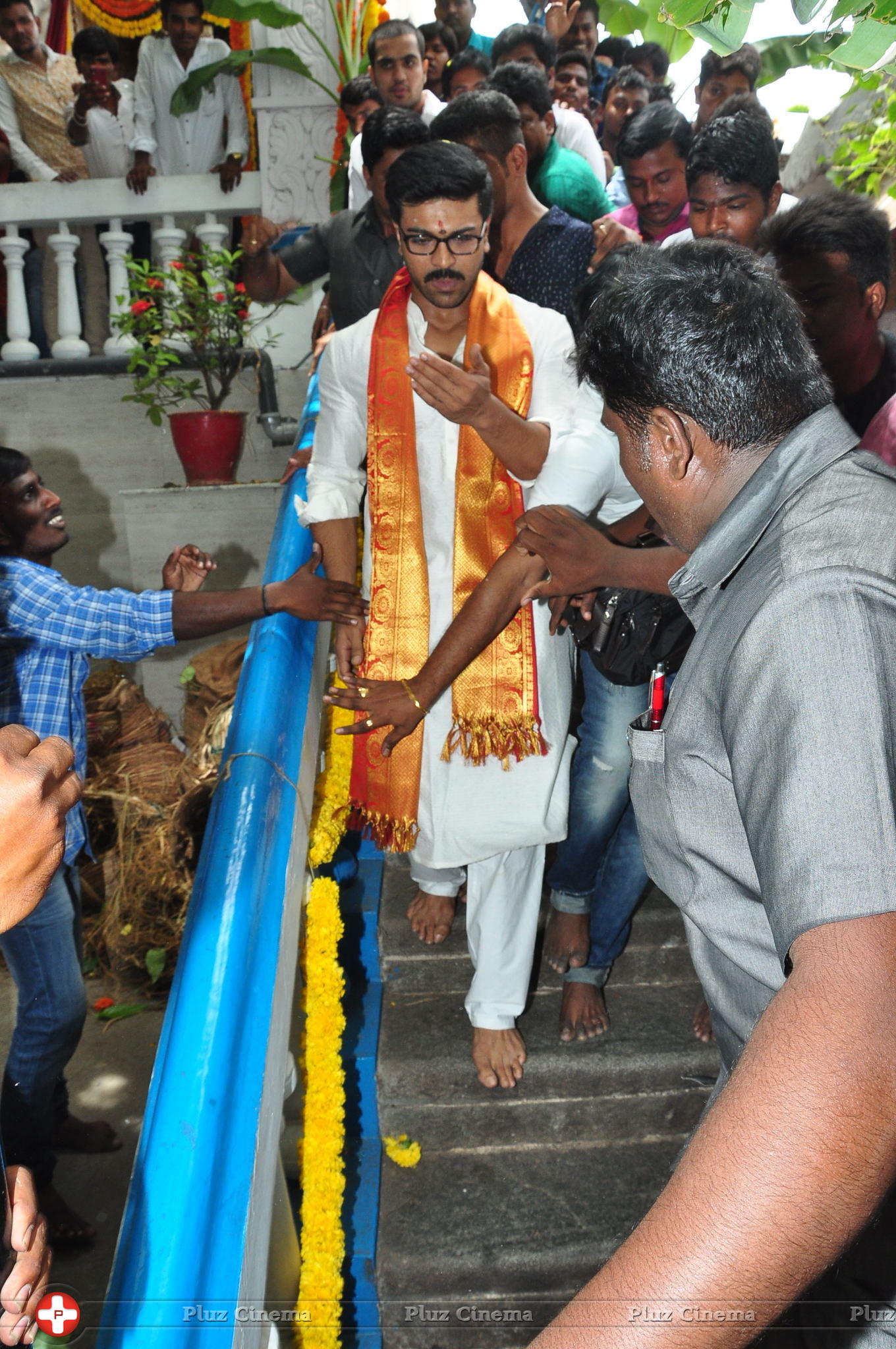 Chiranjeevi Birthday Celebrations at Film Nagar Temple | Picture 1395489