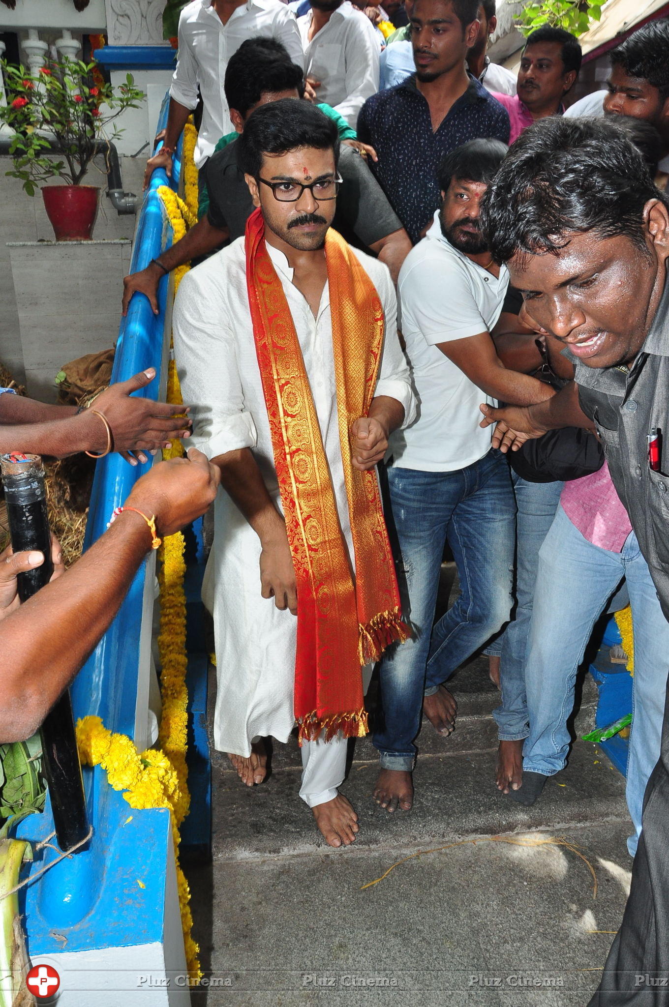 Chiranjeevi Birthday Celebrations at Film Nagar Temple | Picture 1395494