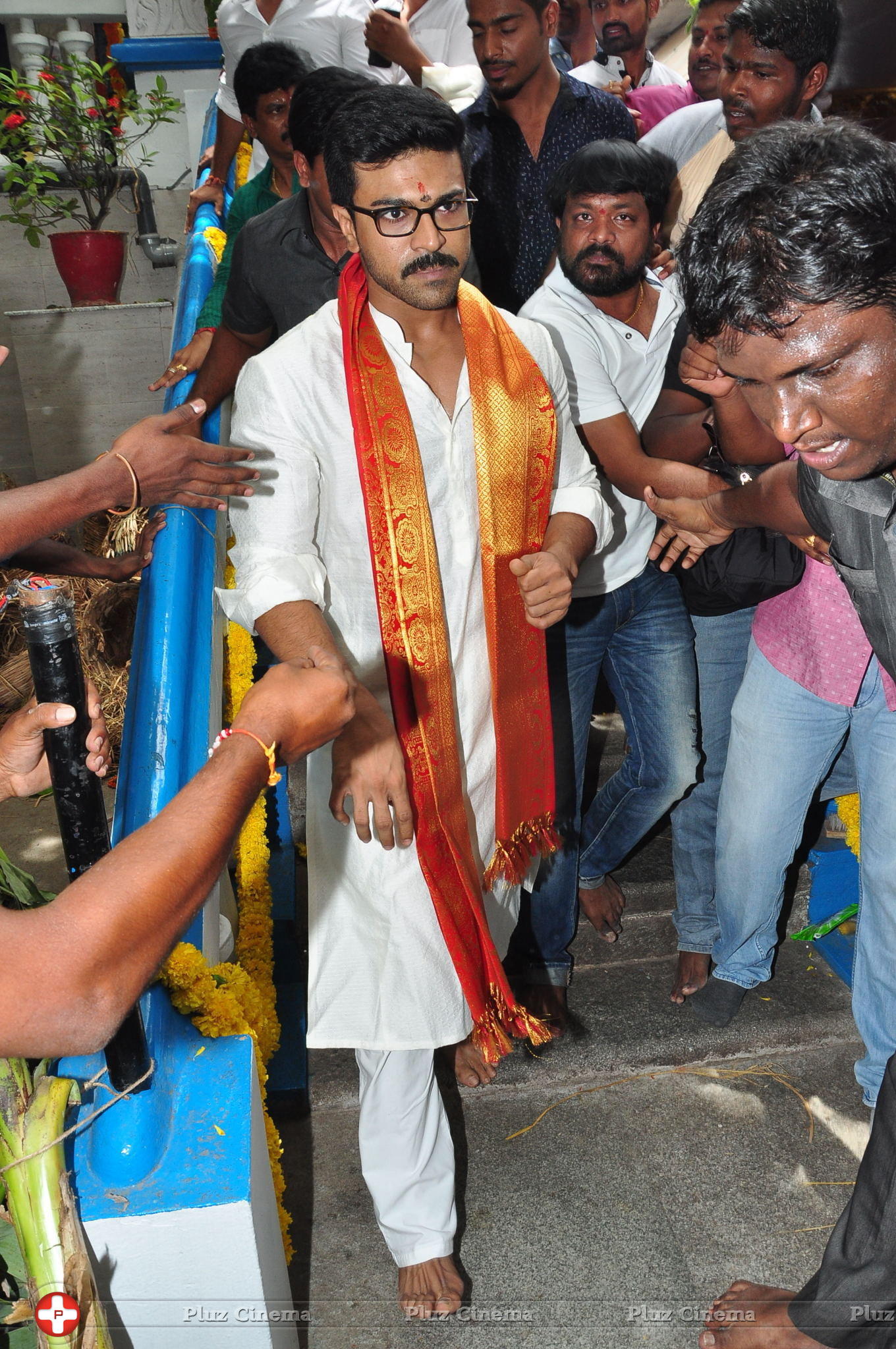 Chiranjeevi Birthday Celebrations at Film Nagar Temple | Picture 1395495