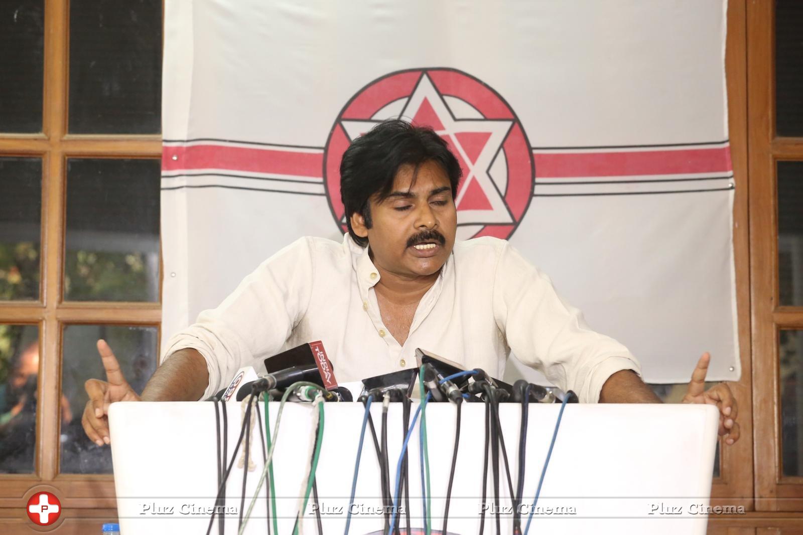 Pawan Kalyan - Pawan Kalyan Press Meet About Tuni Incident Stills | Picture 1224091