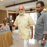 K. Raghavendra Rao - Celebrities Vote for GHMC Elections Stills | Picture 1225576