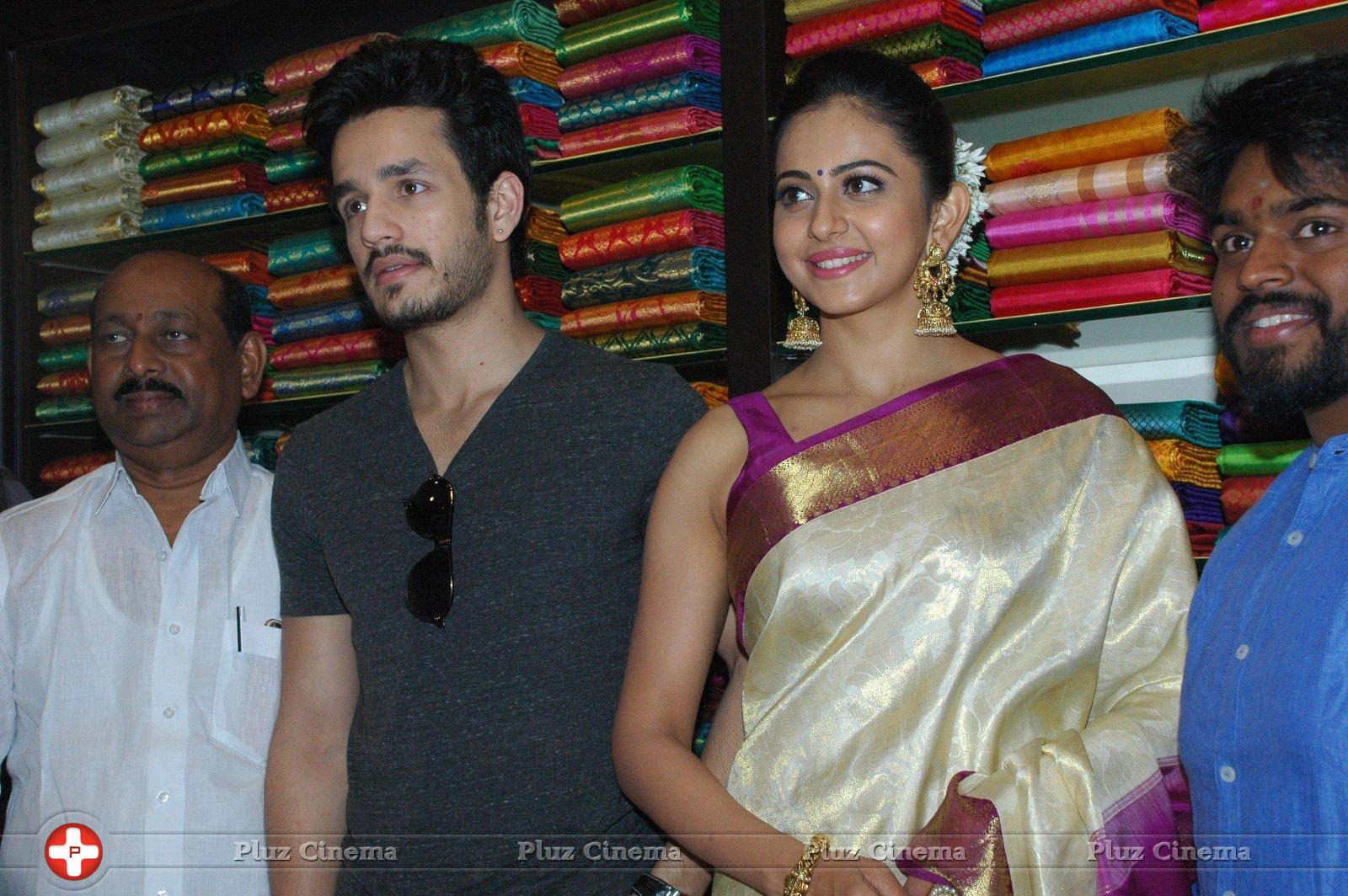 Picture 1197350 Akhil And Rakul Preet Singh Launches South India Shopping Mall Stills