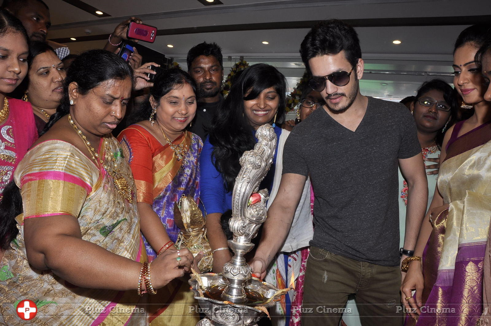 Akhil and Rakul Preet Singh Launches South India Shopping Mall Stills | Picture 1197385
