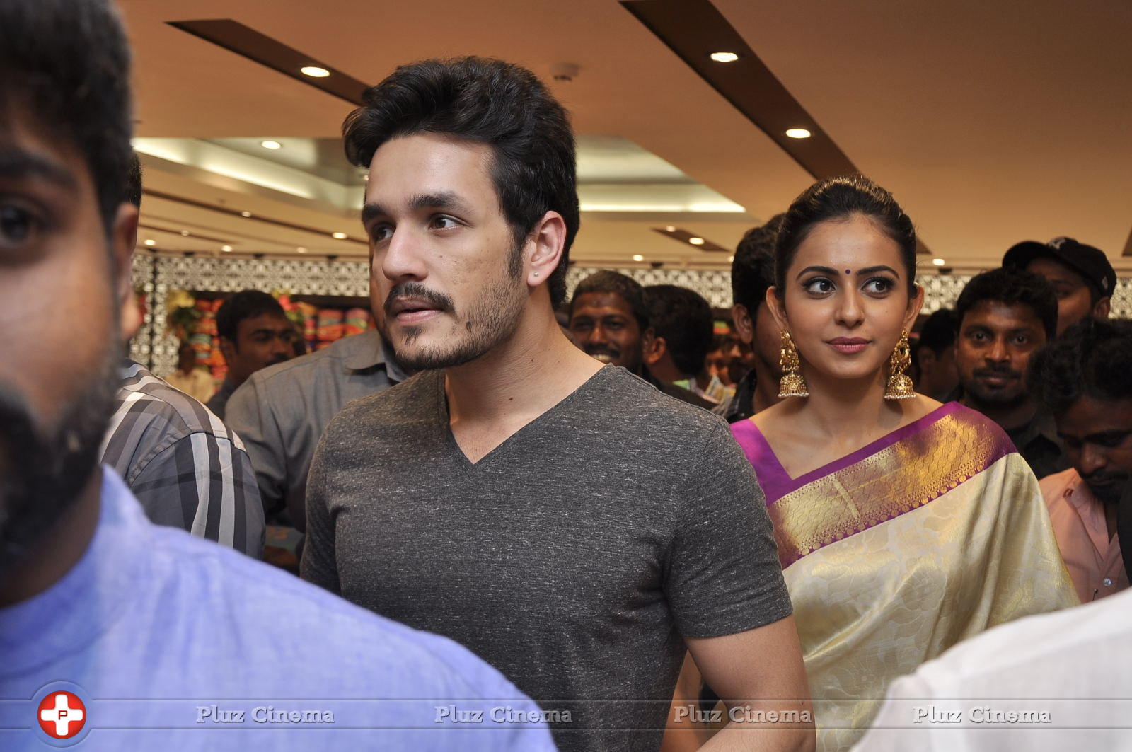 Akhil and Rakul Preet Singh Launches South India Shopping Mall Stills | Picture 1197396