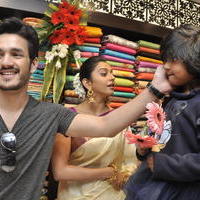 Akhil and Rakul Preet Singh Launches South India Shopping Mall Stills