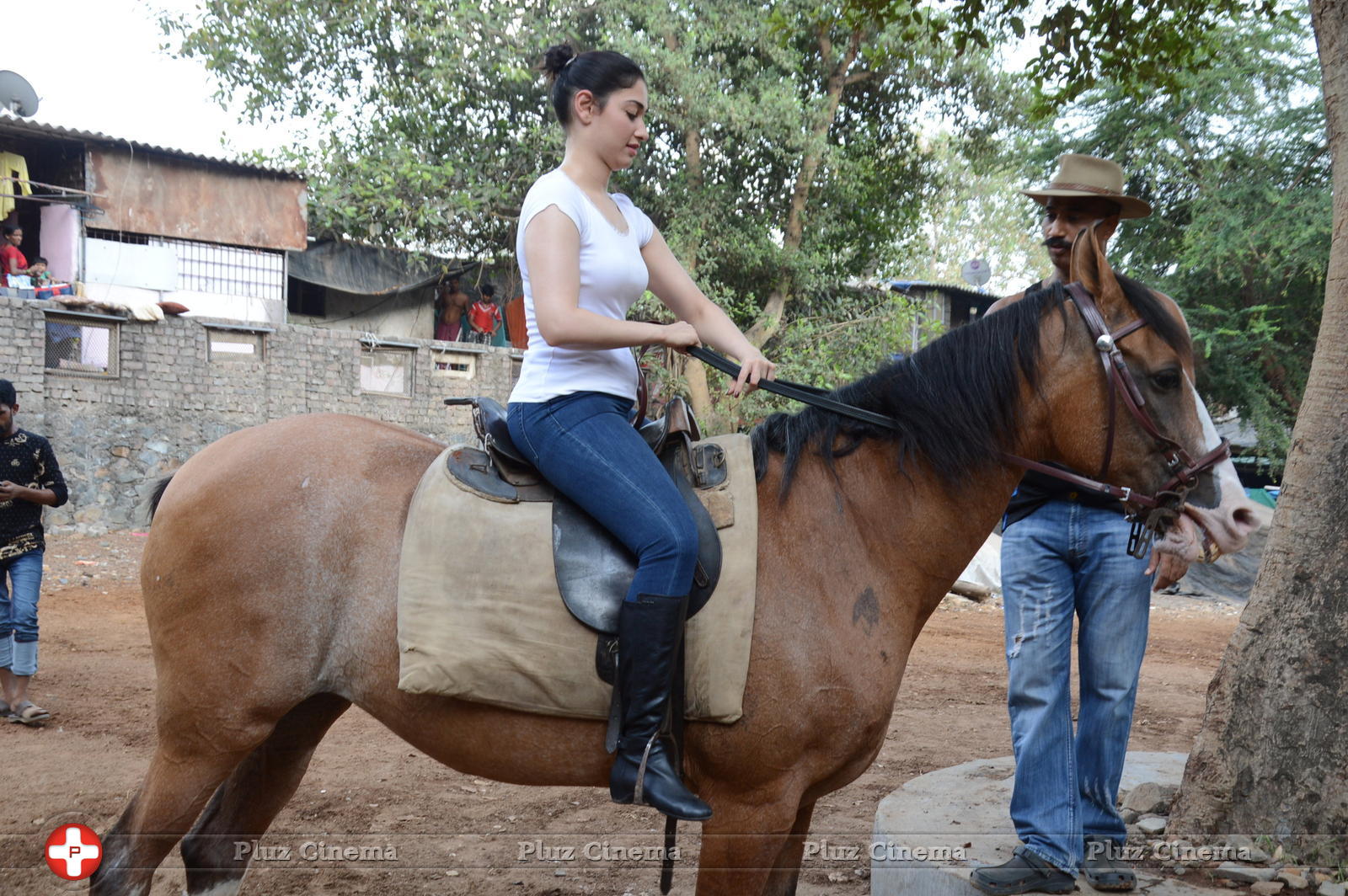 Tamannah Bhatia Learns Horse Riding for Baahubali 2. | Picture 1332414