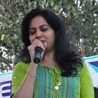 Sunitha (Singer) - Health Minister Laxma Reddy Flagged off COWE Walkathon Stills