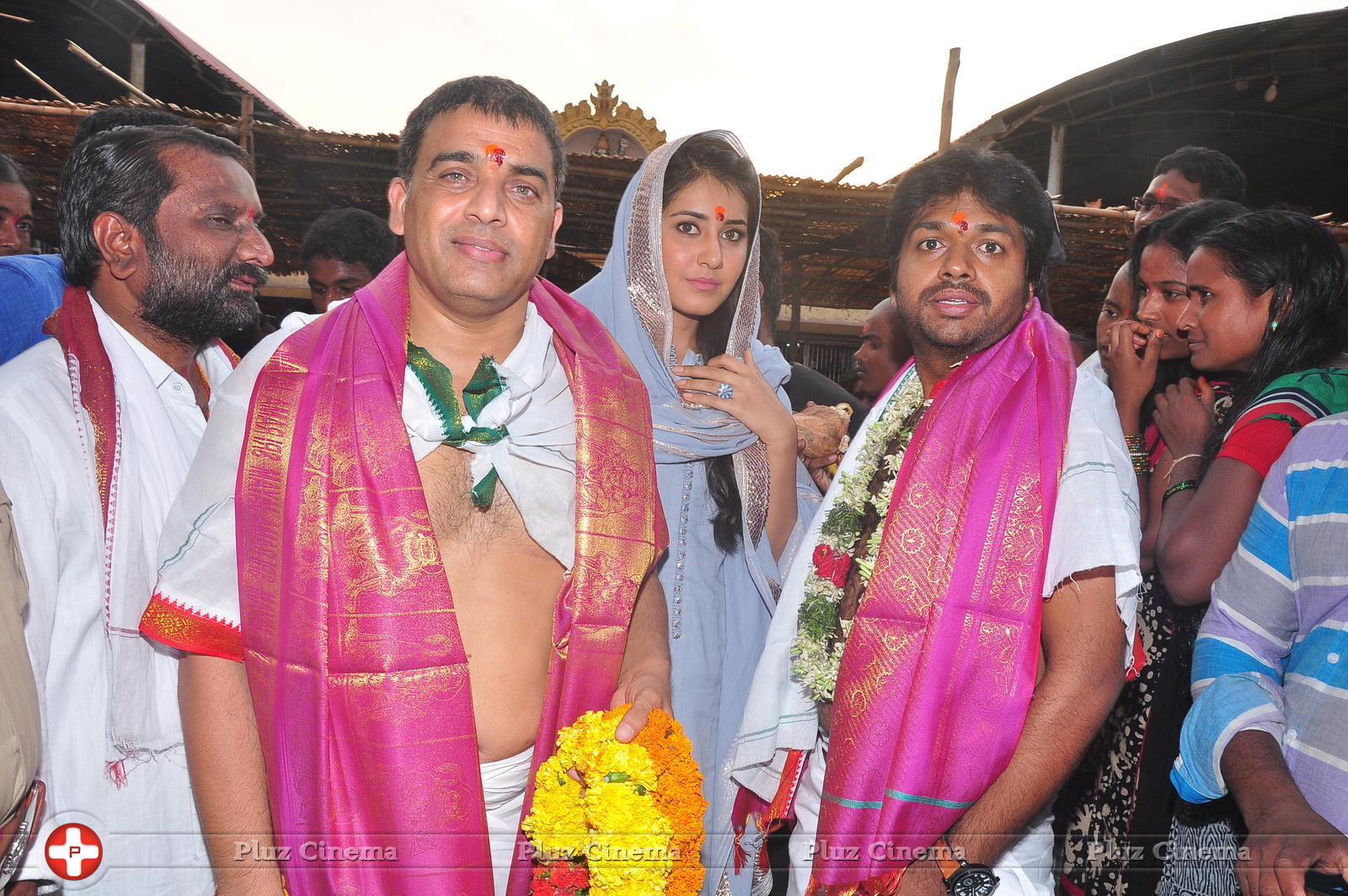 Supreme Movie Team at Kondagattu Anjaneya Swamy Temple Photos | Picture 1307289