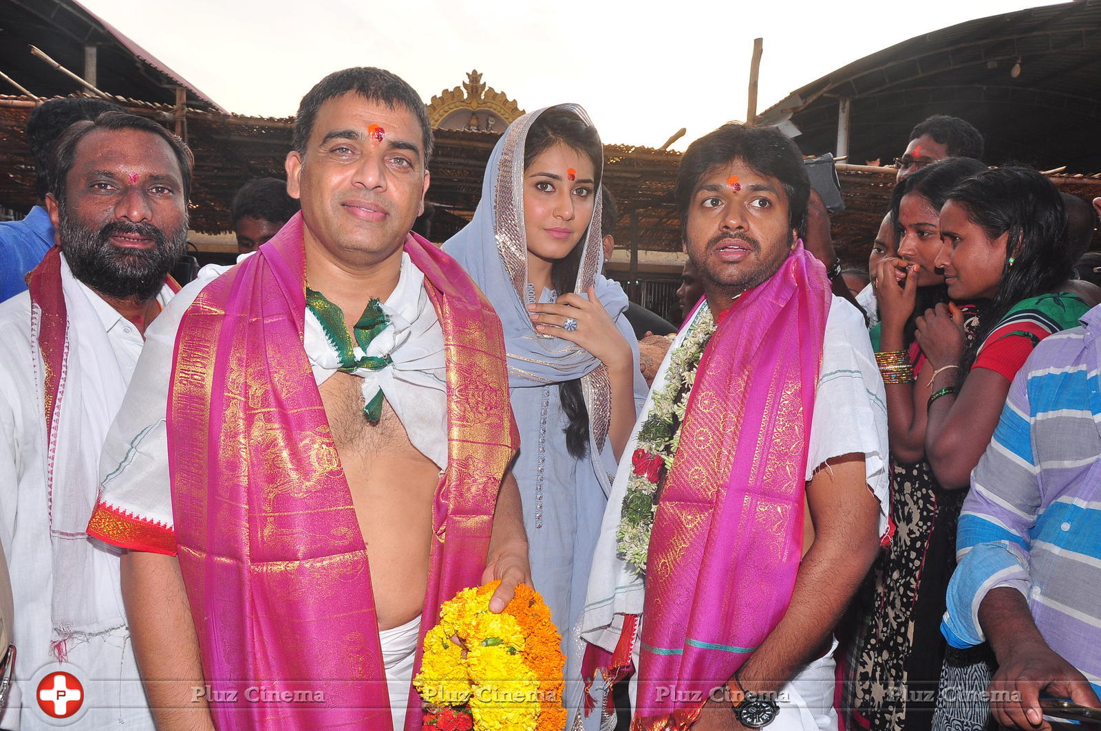 Supreme Movie Team at Kondagattu Anjaneya Swamy Temple Photos | Picture 1307290