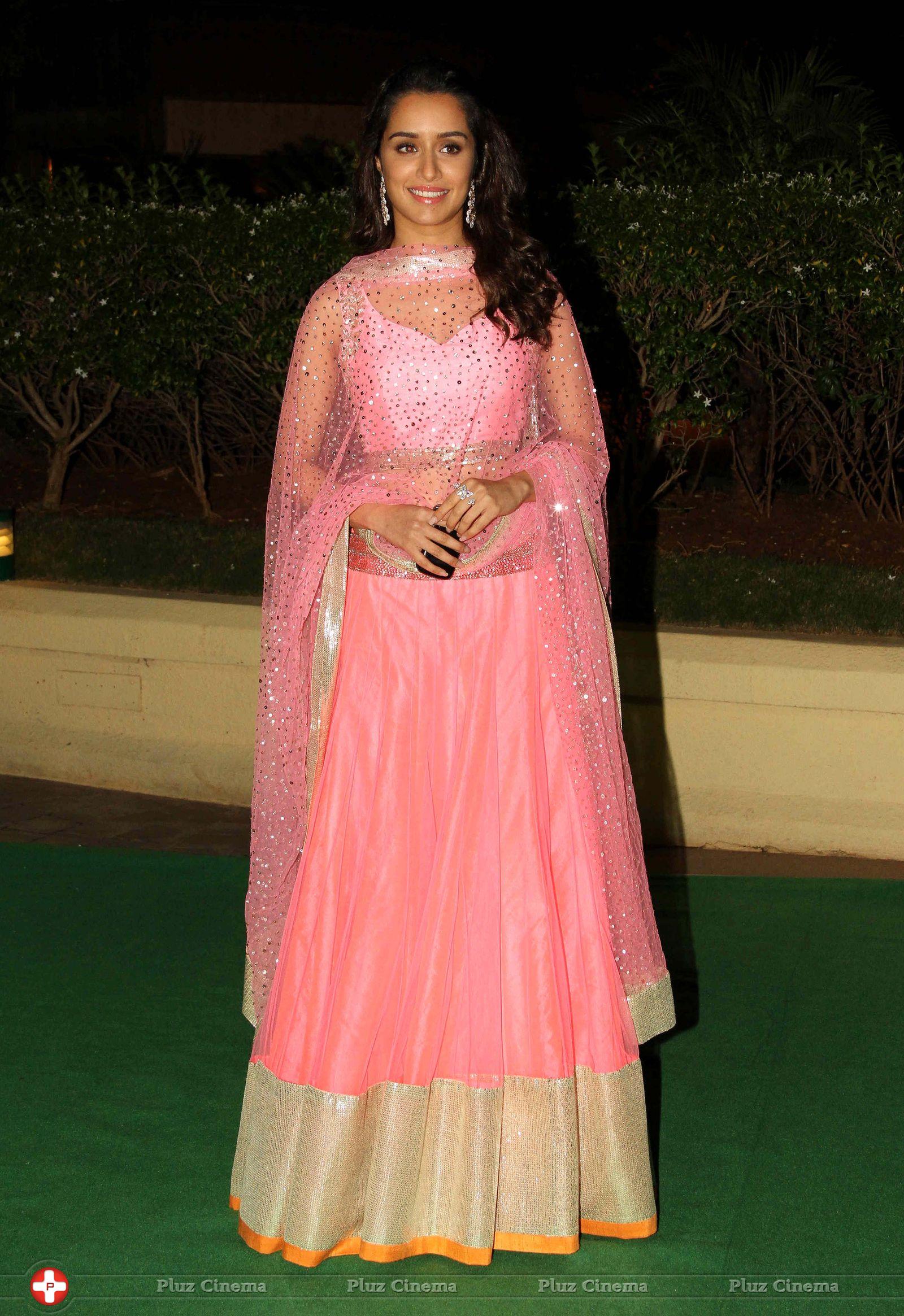 Shraddha Kapoor - Celebrities at The Wedding Reception of Vishesh Bhatt and Kanika Parab Photos | Picture 657517