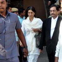 Tabu and Sonali arrive to attend court for the Black buck Case Photos