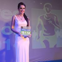 Tara Sharma - Standard Chartered Mumbai Marathon 2014 Press Conference Photos
