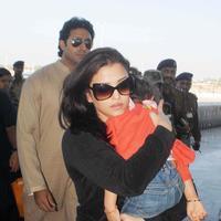 Aishwarya Rai Bachchan - Bachchan family snapped at Bhopal Airport Photos | Picture 664086