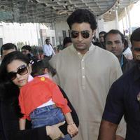 Bachchan family snapped at Bhopal Airport Photos