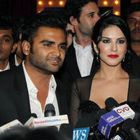 Sunny Leone & Sachin Joshi at The Premiere of film Jackpot Photos | Picture 674212