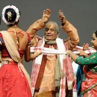 Kathak Maestro Pandit Birju Maharaj felicitated with traditional Assam Gamocha Photos