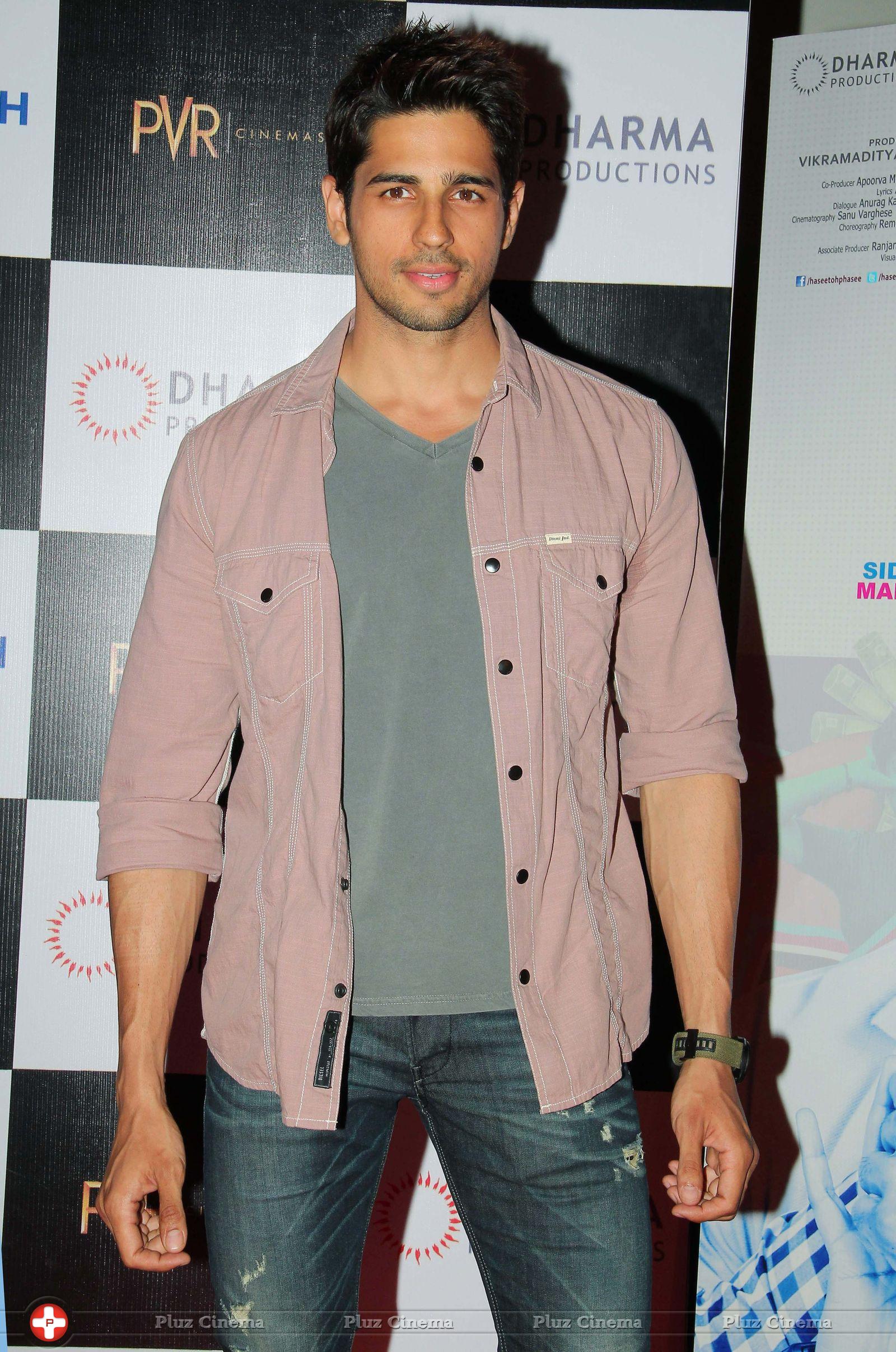 Sidharth Malhotra - Sidharth & Parineeti at First look of Hasee Toh Phasee Movie Photos | Picture 675131