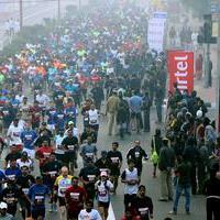 Gulshan Grover at Delhi Half Marathon 2013
