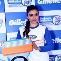 Soha Ali Khan - Soha & Sonu Launches Gillette's Unshaven is Unbathed Campaign Stills