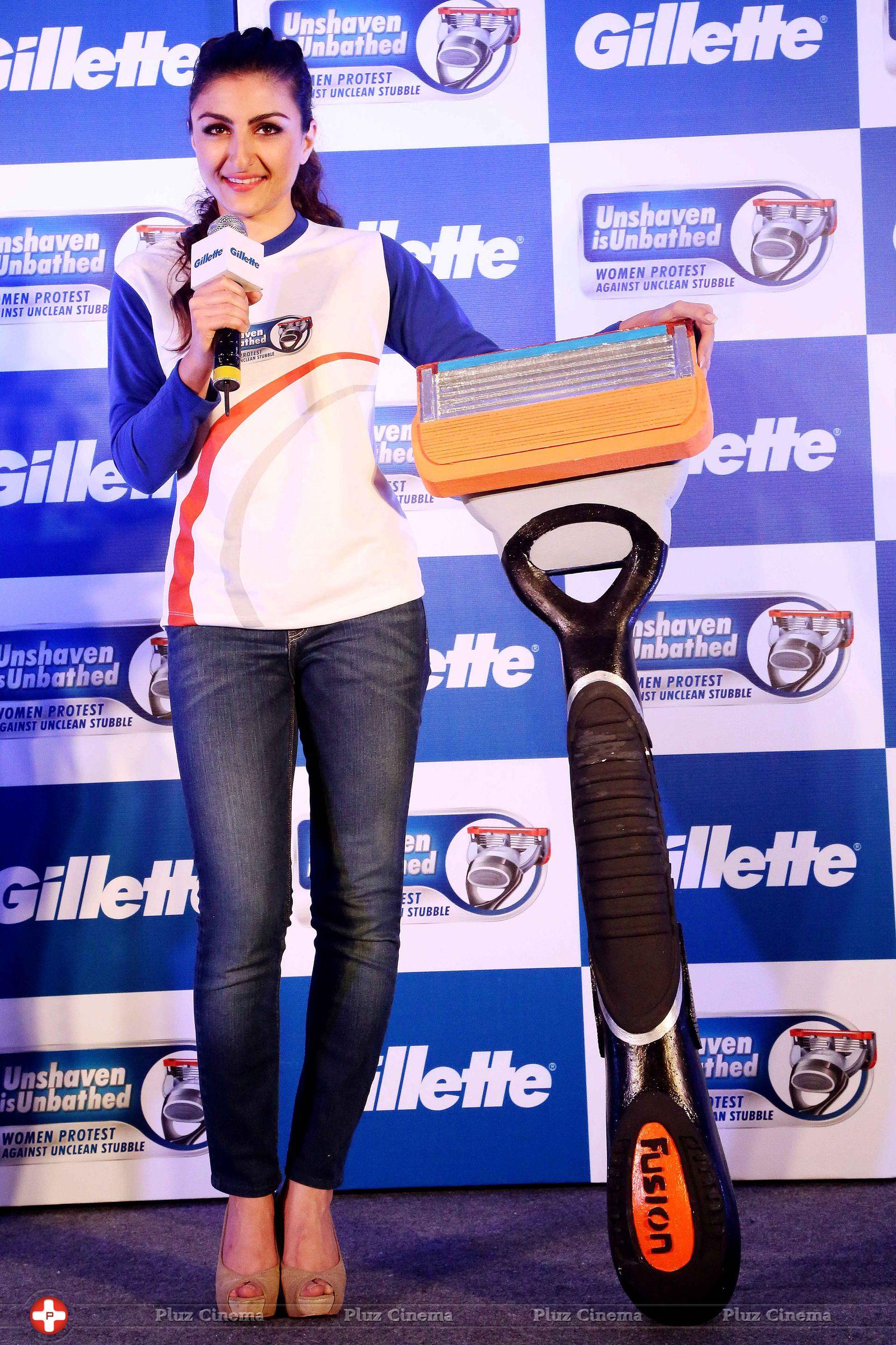 Soha Ali Khan - Soha & Sonu Launches Gillette's Unshaven is Unbathed Campaign Stills | Picture 682693