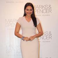 Sonakshi Sinha - Sonakshi Sinha & Bipasha Basu at The Launch of Marks and Spencer Store Photos