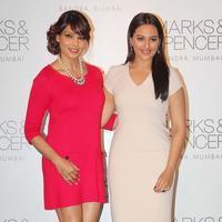 Sonakshi Sinha & Bipasha Basu at The Launch of Marks and Spencer Store Photos | Picture 634598