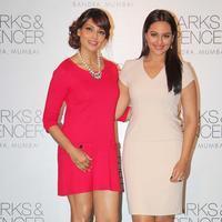 Sonakshi Sinha & Bipasha Basu at The Launch of Marks and Spencer Store Photos | Picture 634599