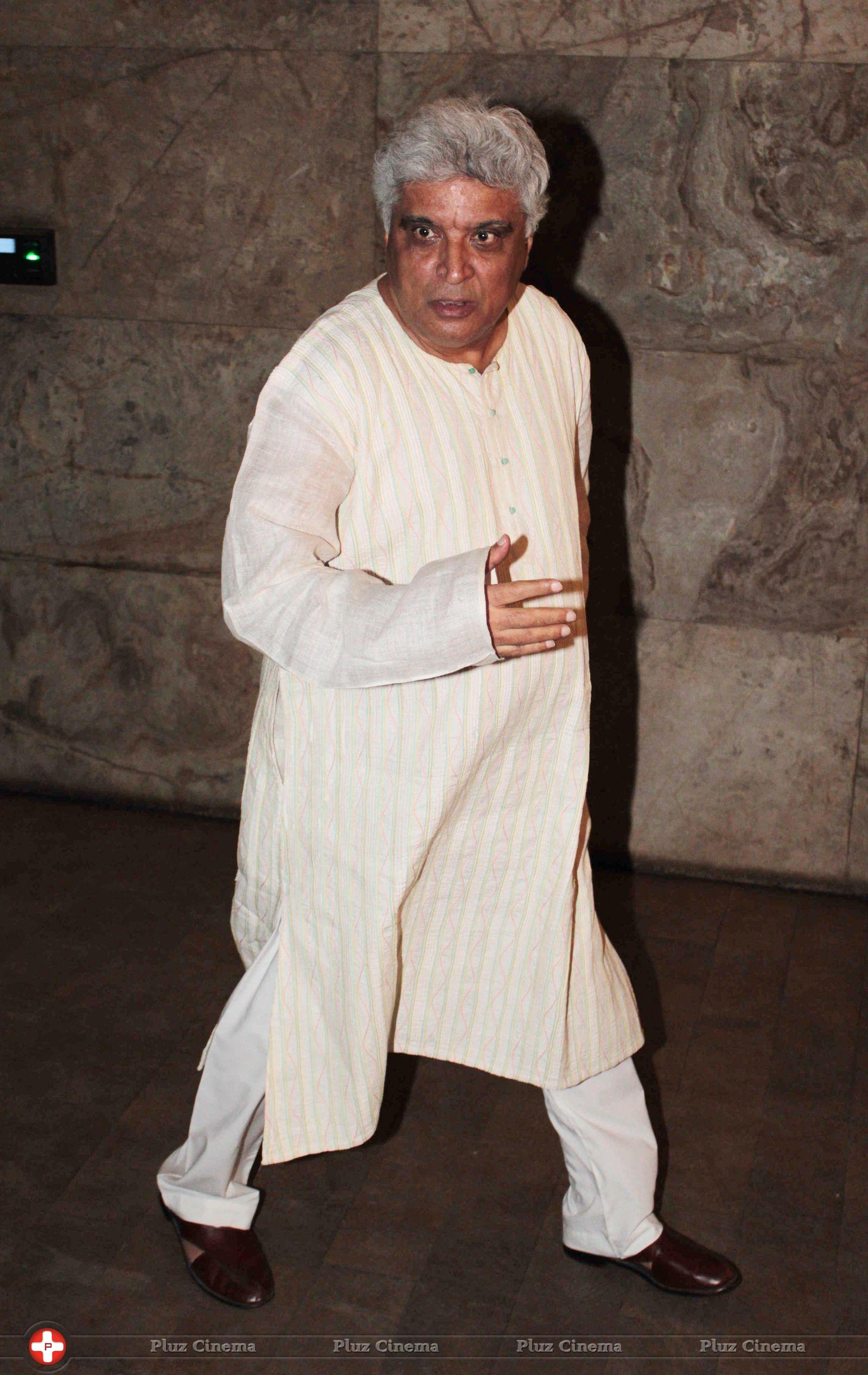 Javed Akhtar - Screening of film Ram Leela Stills | Picture 639361