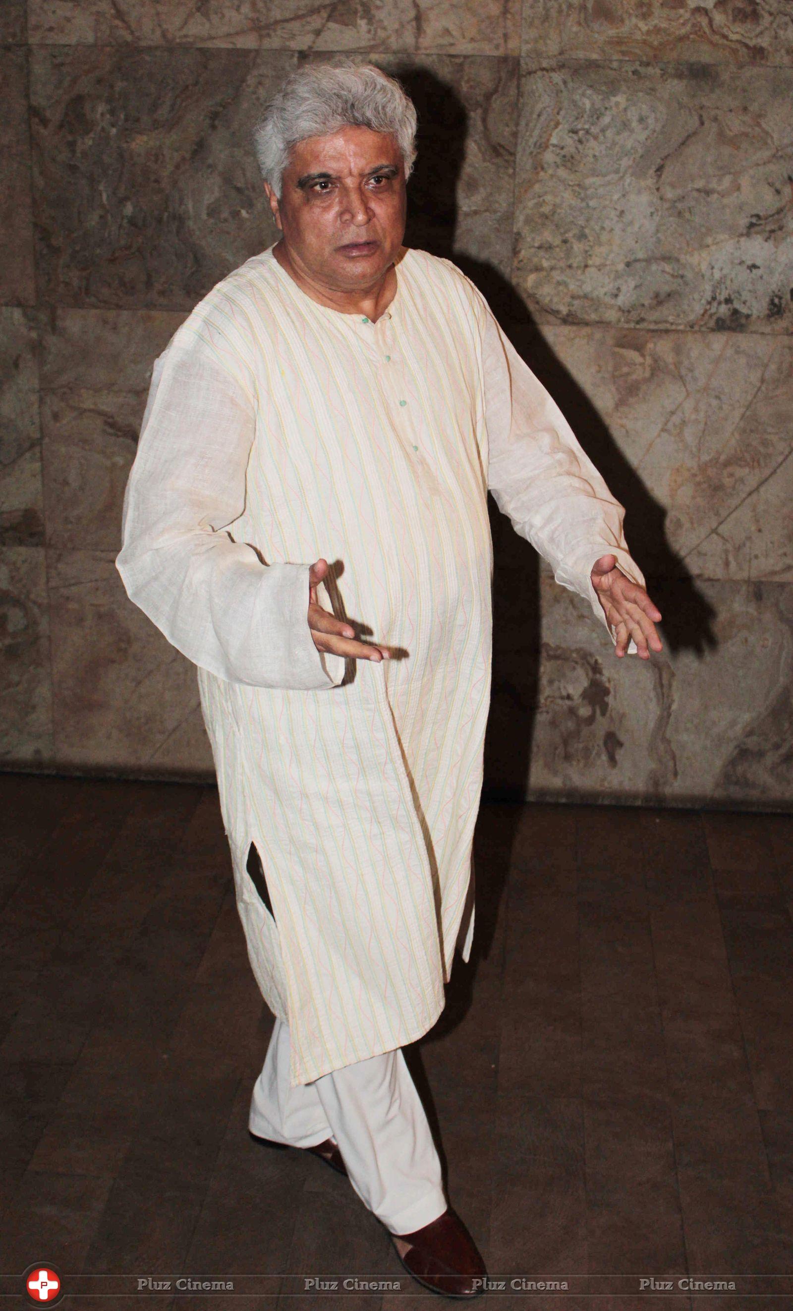 Javed Akhtar - Screening of film Ram Leela Stills | Picture 639363
