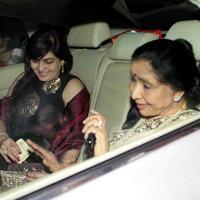 Asha Bhosle - Celebrities attend Farewell Party of Sachin Tendulkar Photos