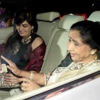 Asha Bhosle - Celebrities attend Farewell Party of Sachin Tendulkar Photos