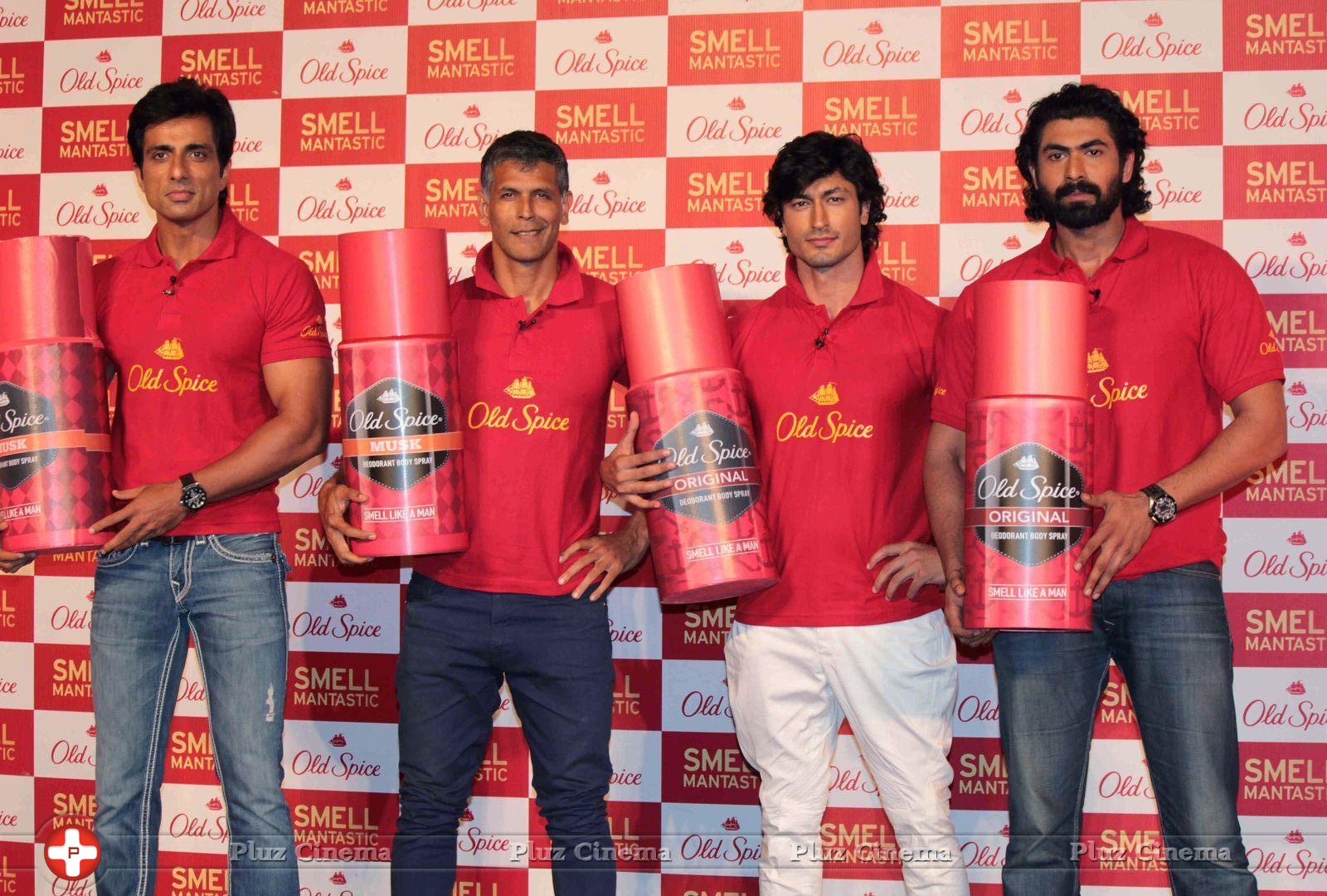 Rana, Sonu, Vidyut & Milind Soman at The Launch of the Old Spice Deodorant Photos | Picture 644527