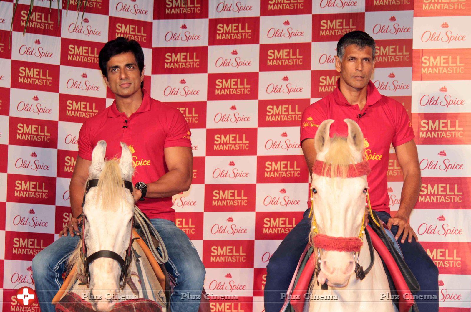 Rana, Sonu, Vidyut & Milind Soman at The Launch of the Old Spice Deodorant Photos | Picture 644529